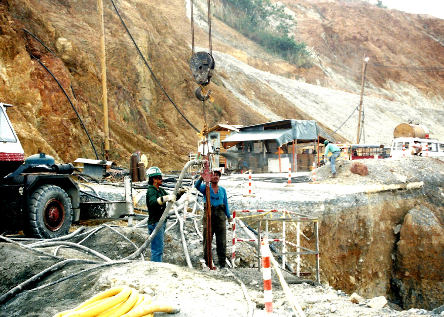 Hot Bitumen Grouting Stops Major Inflow, Philippines | ECO Grouting ...